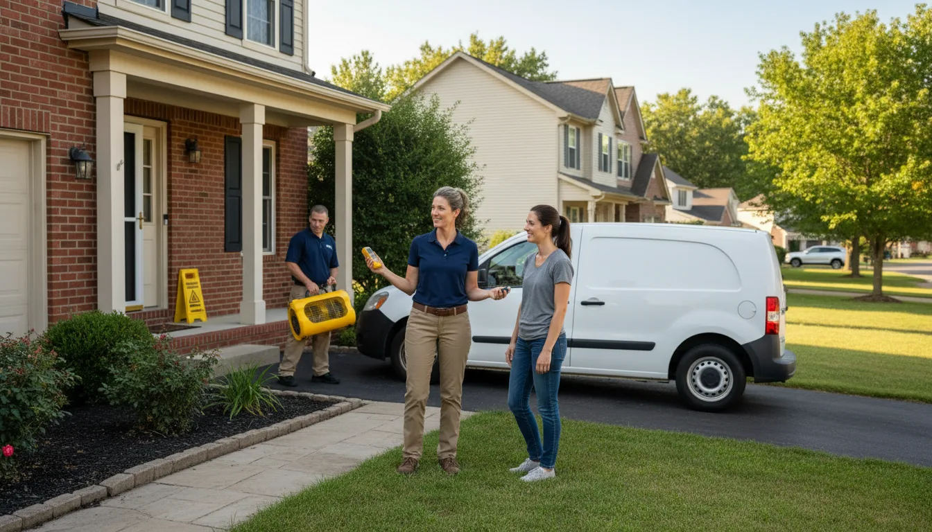 Water restoration image for Water Damage & Restoration Services in Afton, VA